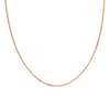 dainty & sparkly flat gold dot chain 16"